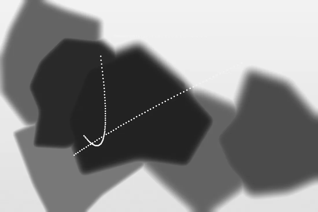 Airbrush vs. Brushwork in Modern Abstract Expressionism - abstract monochrome illustration