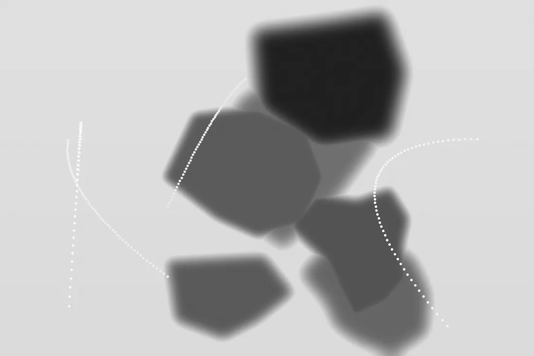 Art for Medical Clinics and Spas: Reducing Patient Anxiety with Calming Forms - abstract monochrome illustration
