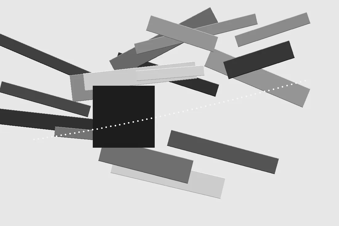 Art Viewing at Home: Galleries That Let You Try a Painting Before Final Purchase - abstract monochrome illustration