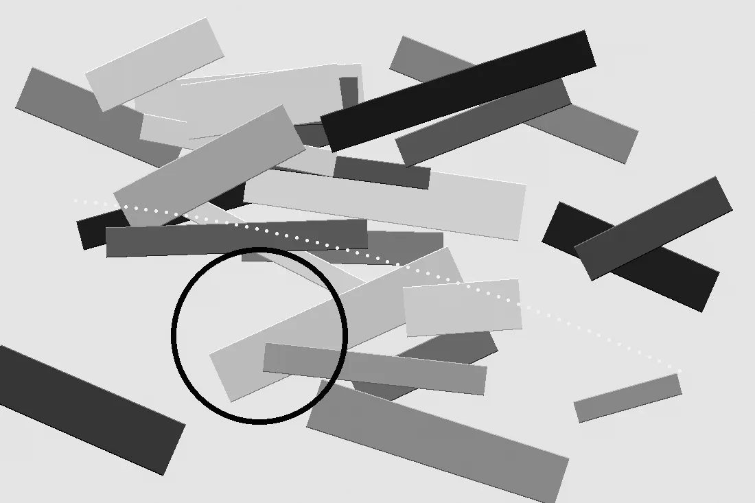 How to Securely Hang and Mount Large, Heavy Abstract Canvas Art - abstract monochrome illustration