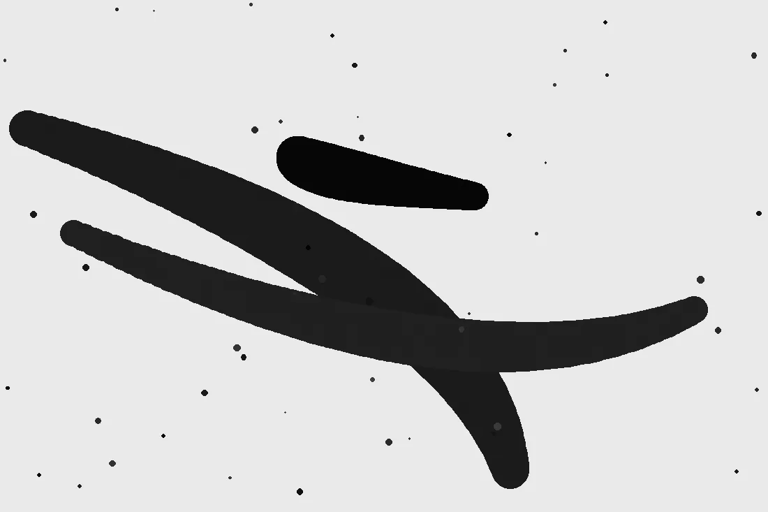 Modernizing Budapest's Classical Architecture with Bold Abstract Paintings - abstract monochrome illustration