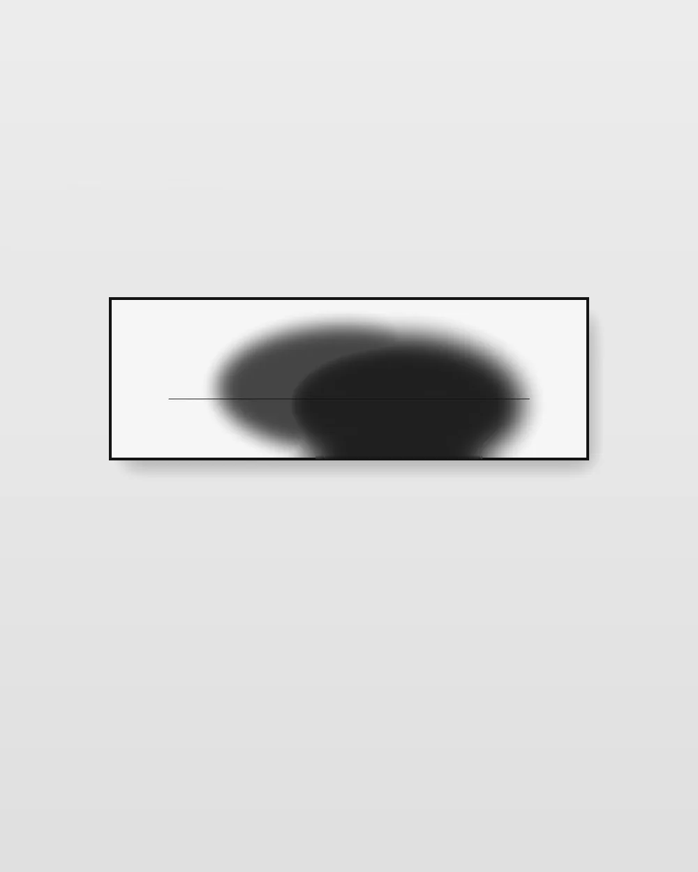 Cadence Sequence No. 2, original monochrome field abstract painting in soft graphite on canvas