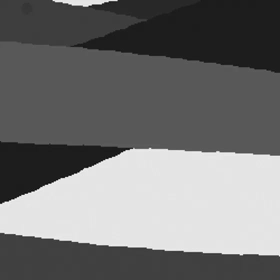 Surface detail 1 of Drifting Fragment, abstract expressionism texture in high-contrast black and white