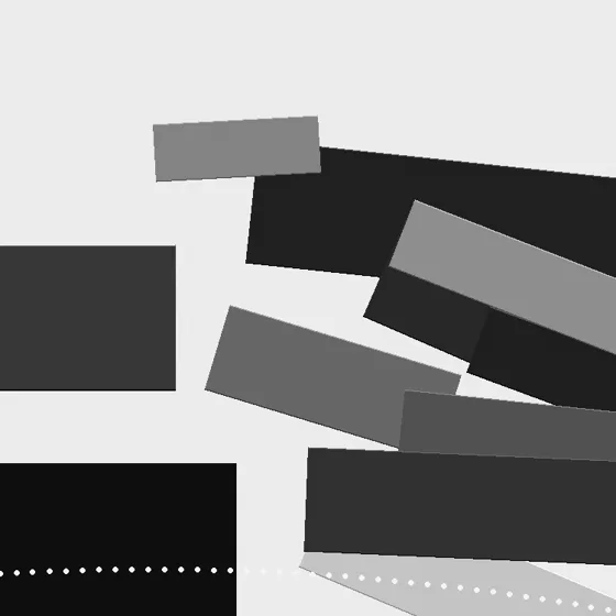 Surface detail 2 of Drifting Passage II, mixed media texture in high-contrast black and white