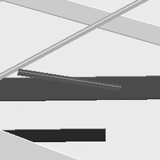Surface detail 1 of Interval Mass V, impasto texture texture in misty pale grey