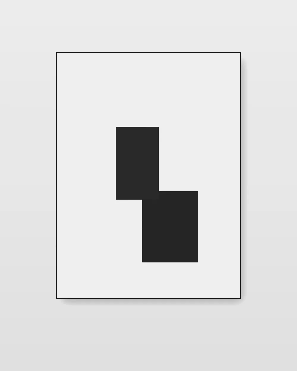 Meridian Field No. 9, original minimalist abstract painting in soft graphite on canvas