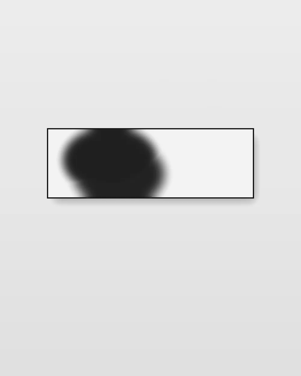Nocturne Variation III, original monochrome field abstract painting in soft graphite on canvas