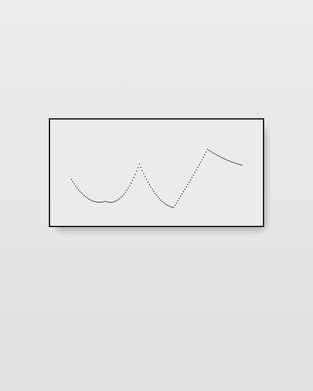 Quiet Mass No. 9, original line art abstract painting in misty pale grey on canvas