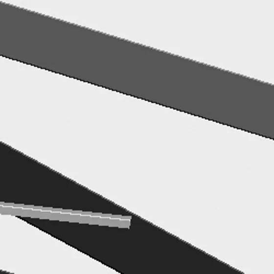 Surface detail 1 of Silent Plane I, impasto texture texture in high-contrast black and white