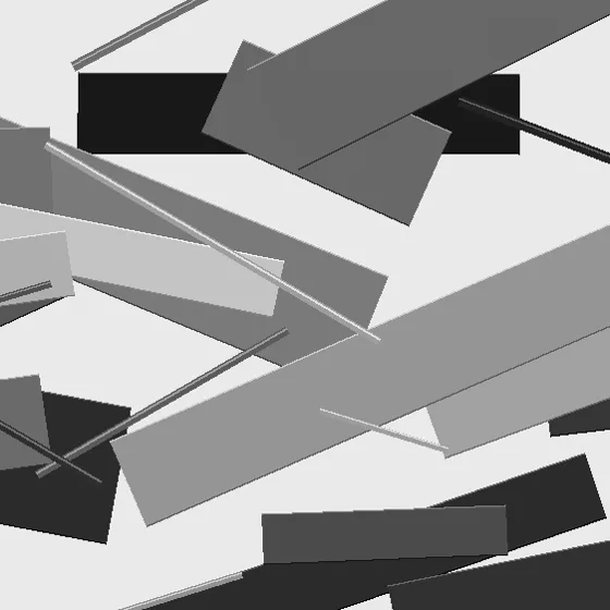 Surface detail 1 of Solstice Structure III, impasto texture texture in ink black on white
