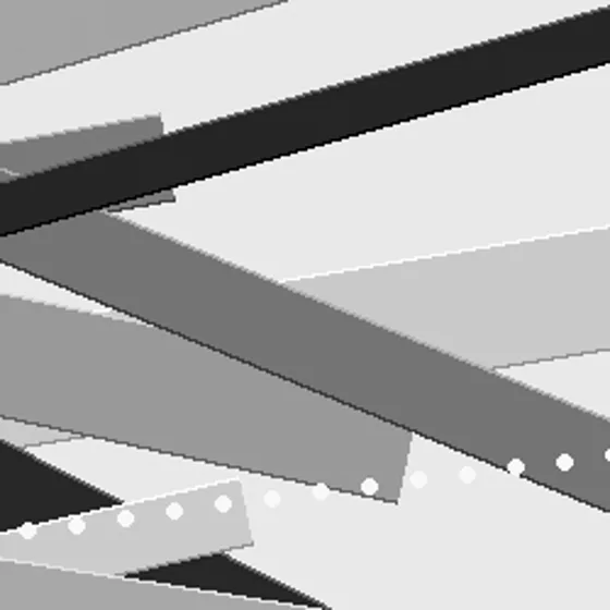 Surface detail 2 of Threshold Rift I, mixed media texture in ink black on white